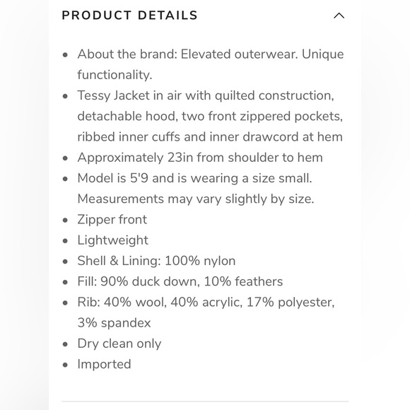 Mackage super cute elevated puffer jacket - Picture 6 of 6